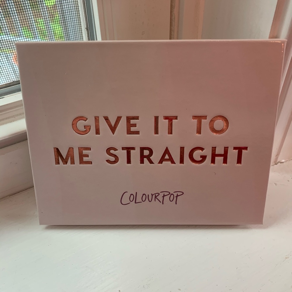 ColourPop Give It To Me Straight Eyeshadow Palette